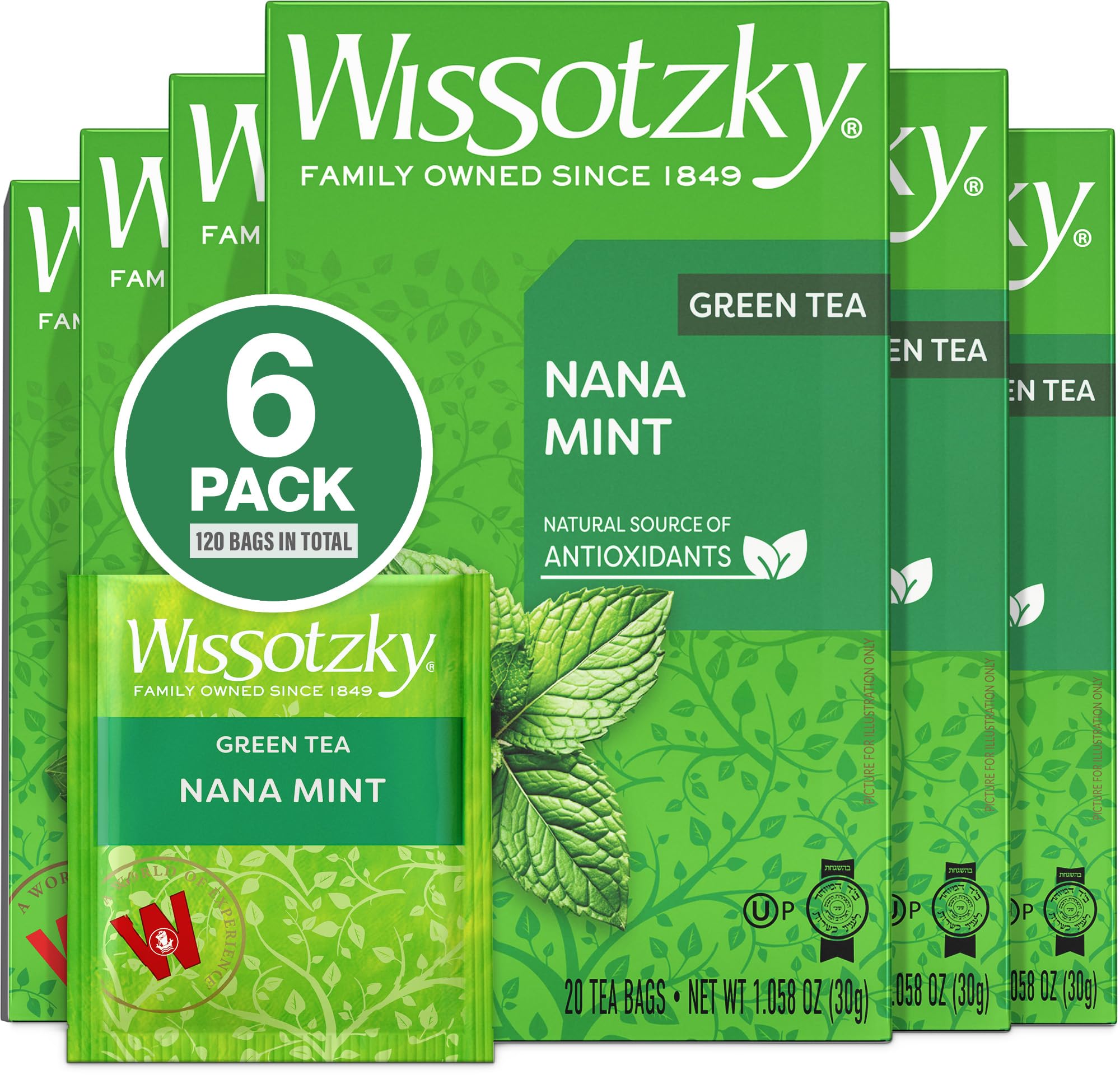 Nanaさん専用 55SX Stick 120g (2g×60包) ×6個 Amazon.com : Wissotzky Nana Mint Green Tea (6 Pack - 120 Tea Bags