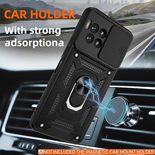 Miniatura 9 de ATUMP Funda para T-Mobile REVVL 7 Pro 5G con (2 Piezas) Protector de Pantalla HD, Resistente a Golpes de Servicio Pesado con Soporte Metálico de