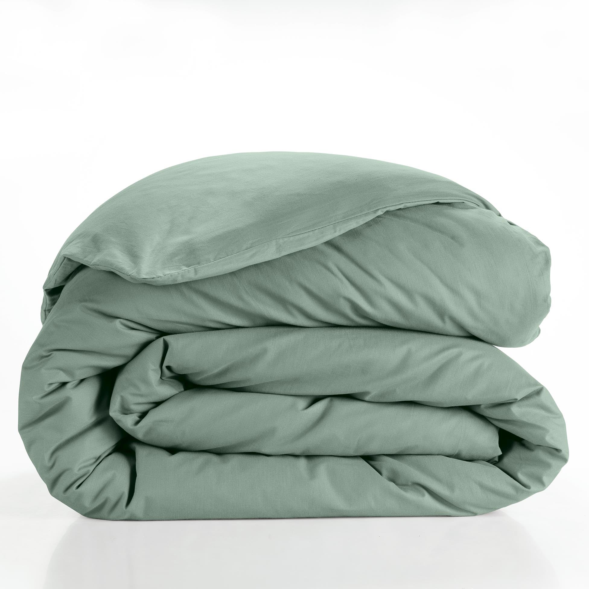 Douceur d'Intérieur, Lina Sage Duvet Cover (240 x 220 cm) 100% Cotton