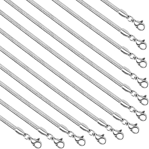 Miniatura 65 de Cadena de joyería para hacer joyas, cadenas de acero inoxidable chapadas en oro, suministros para hacer joyas a granel