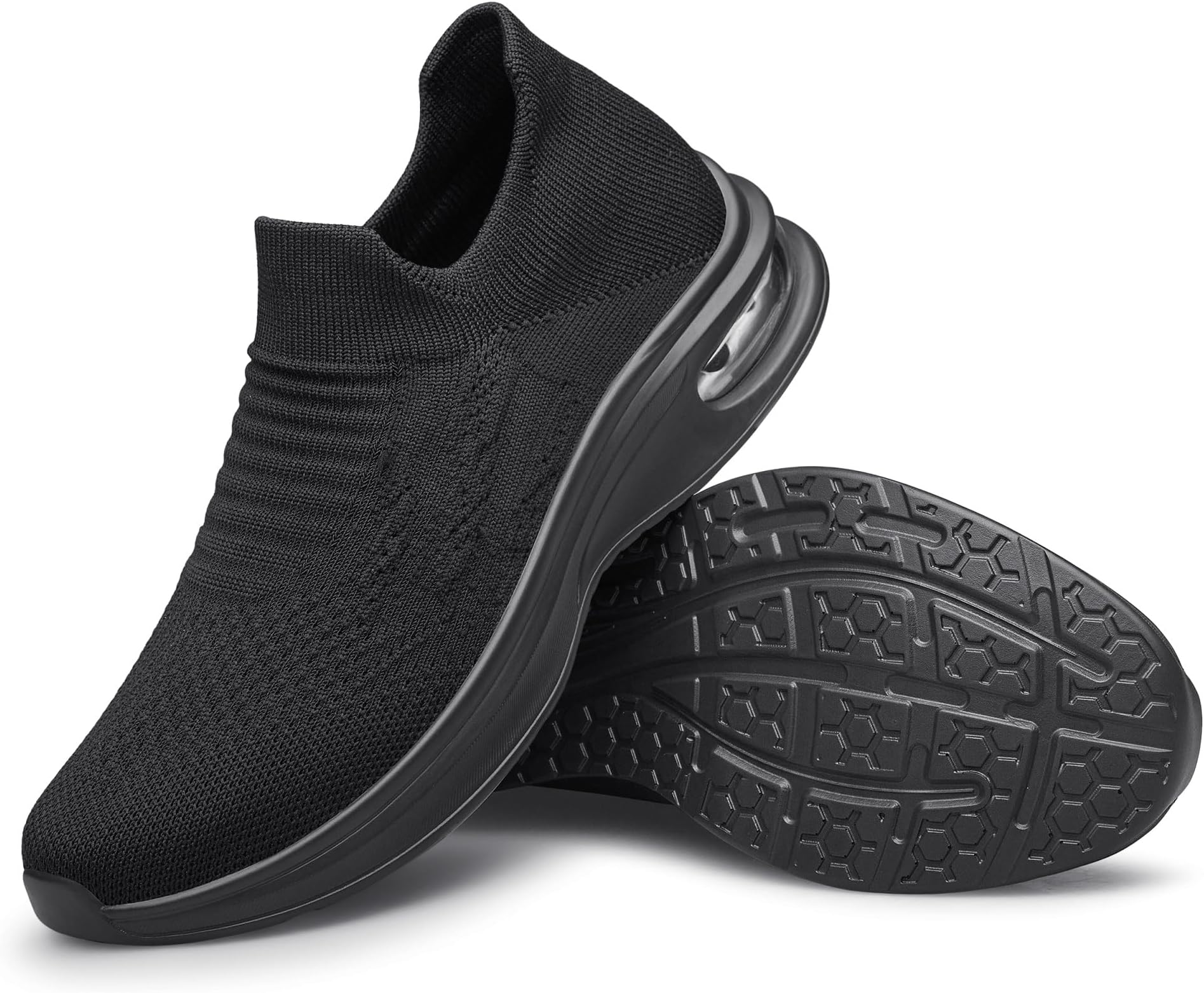 Shoes for Men Sock Sneakers Pull-on Casual Lightweight Breathable Comfortable