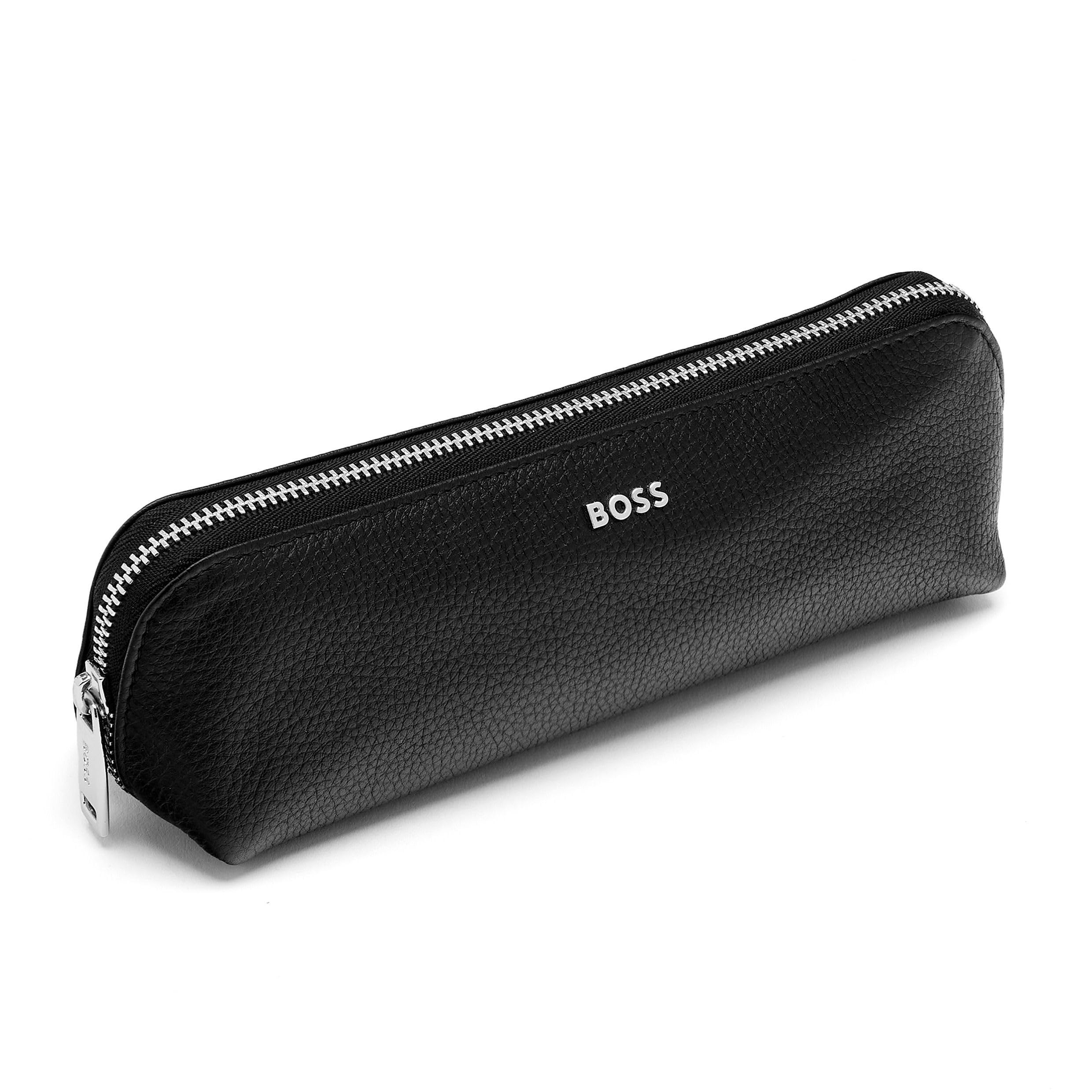 HUGO BOSS Klasyczny długopis Grained, czarny, 21 x 6 x 6.5 cm, Klasyczny długopis Grained Black