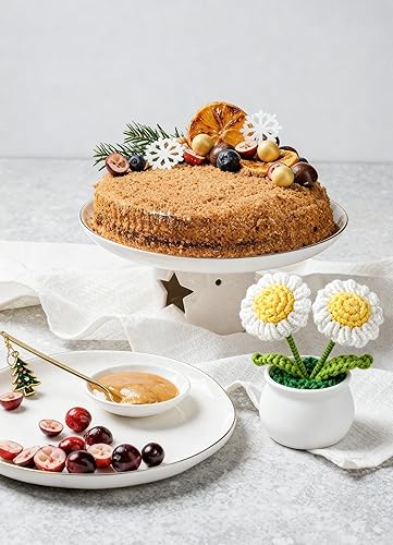 Miniatura 7 de Juego de 3 macetas de ganchillo con margarita rosa y Forget Me Not Small en maceta, regalo de ganchillo hecho a mano para mamá, esposa, Día de la