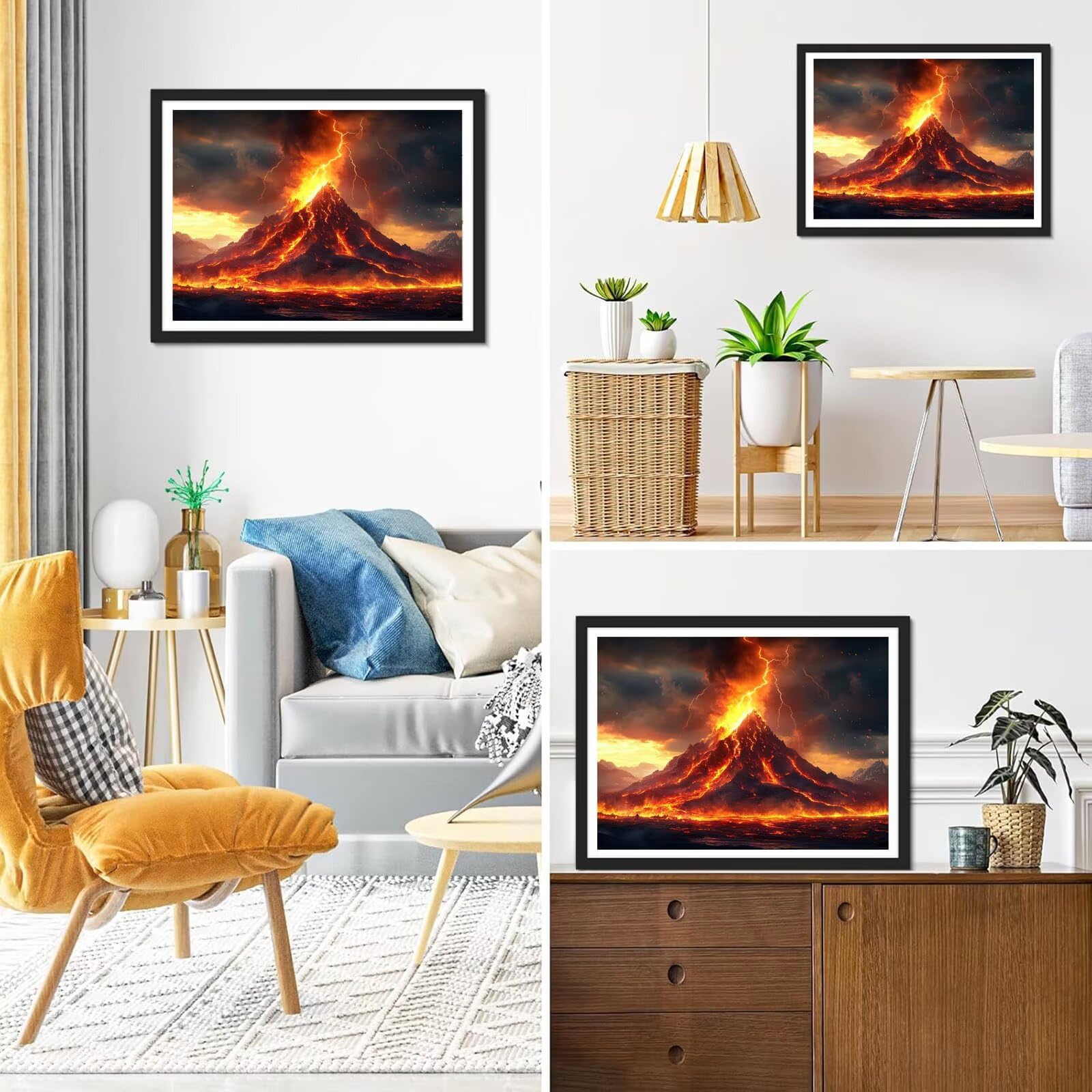 Flame Diamond Art, zestawy do malowania diamentami 5D dla dorosłych 61x81.3