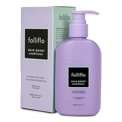 Folliflo Acondicionador de refuerzo capilar para un cuidado del cabello y el cuero cabelludo de aspecto más grueso - Fórmula de uso diario