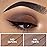 FOCALLURE 2 Pcs Cream Eyeshadow Stick,Brightener Eyeshadow Pencil Crayon,Highlighter Eye Shadow Stick Sets with Crease-proof Formula,Long Lasting Waterproof Eye Shadow Make Up,Smoky Brown