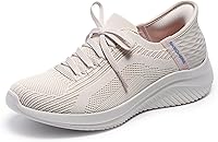 Skechers Women's Hands Free Slip-in Ultra Flex 3.0 Brilliant Path Sneakers - Air-Cooled Memory Foam, Vegan, Machine Washable