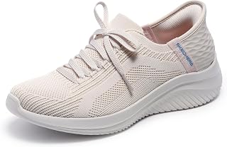 Skechers Women's Hands Free Slip-in Ultra Flex 3.0 Brilliant Path Sneakers - Air-Cooled Memory Foam, Vegan, Machine Washable