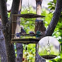 Vista 6 de Jetec 30 ganchos giratorios giratorios de viento de 360 grados, doble hilado, suministros de campanilla, ganchos giratorios para colgar con caja