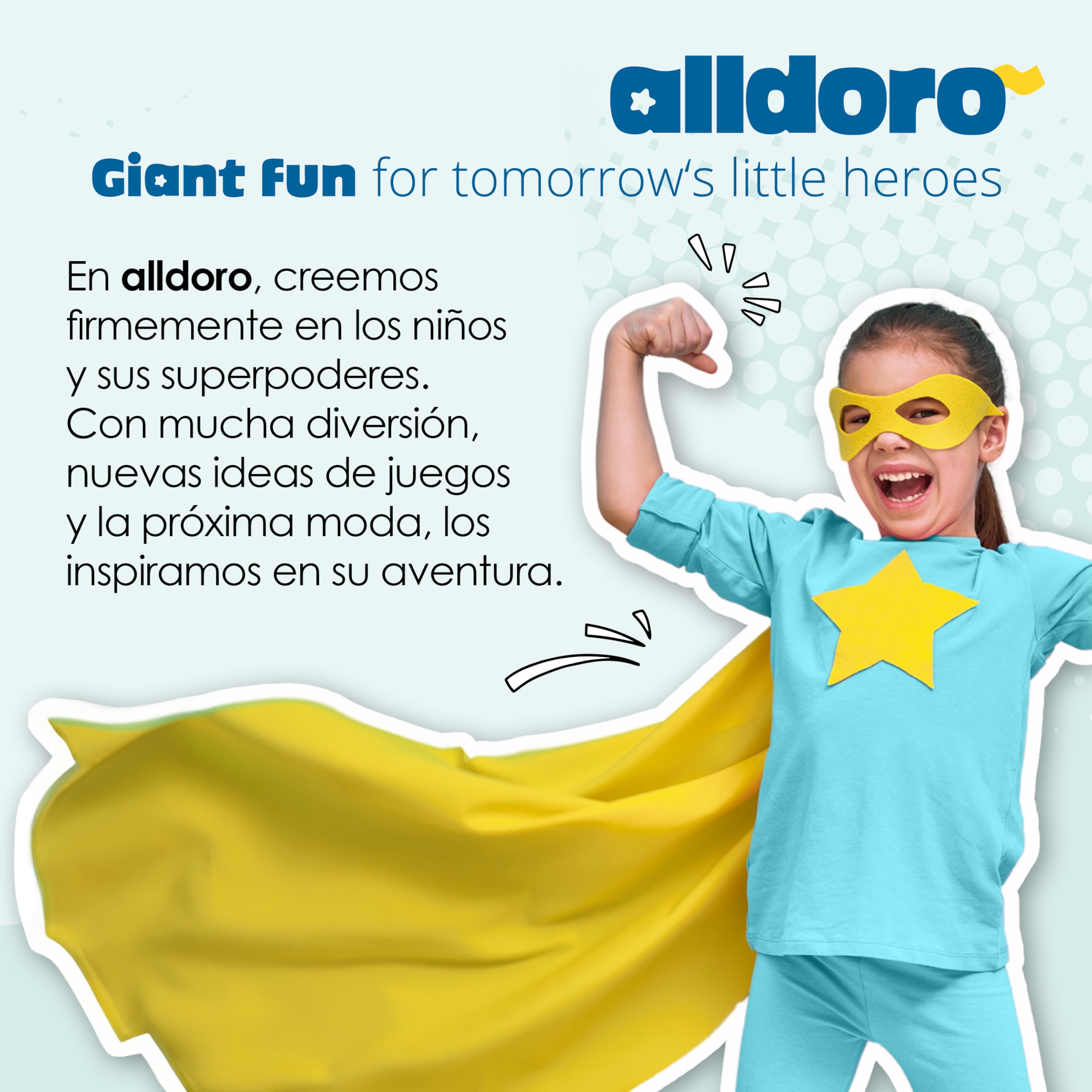 alldoro 60011 XL 4 en Raya, Juego Jumbo 4 Victorias, Colorido Juego de Equipo para niños y Adultos, 73 x 49 x 72,5 cm