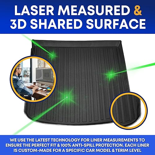 Miniatura 2 de Forro de carga prémium para Porsche Cayenne 2011-2018  100% de protección, alfombrilla de maletero de automóvil de ajuste personalizado, alfombrilla