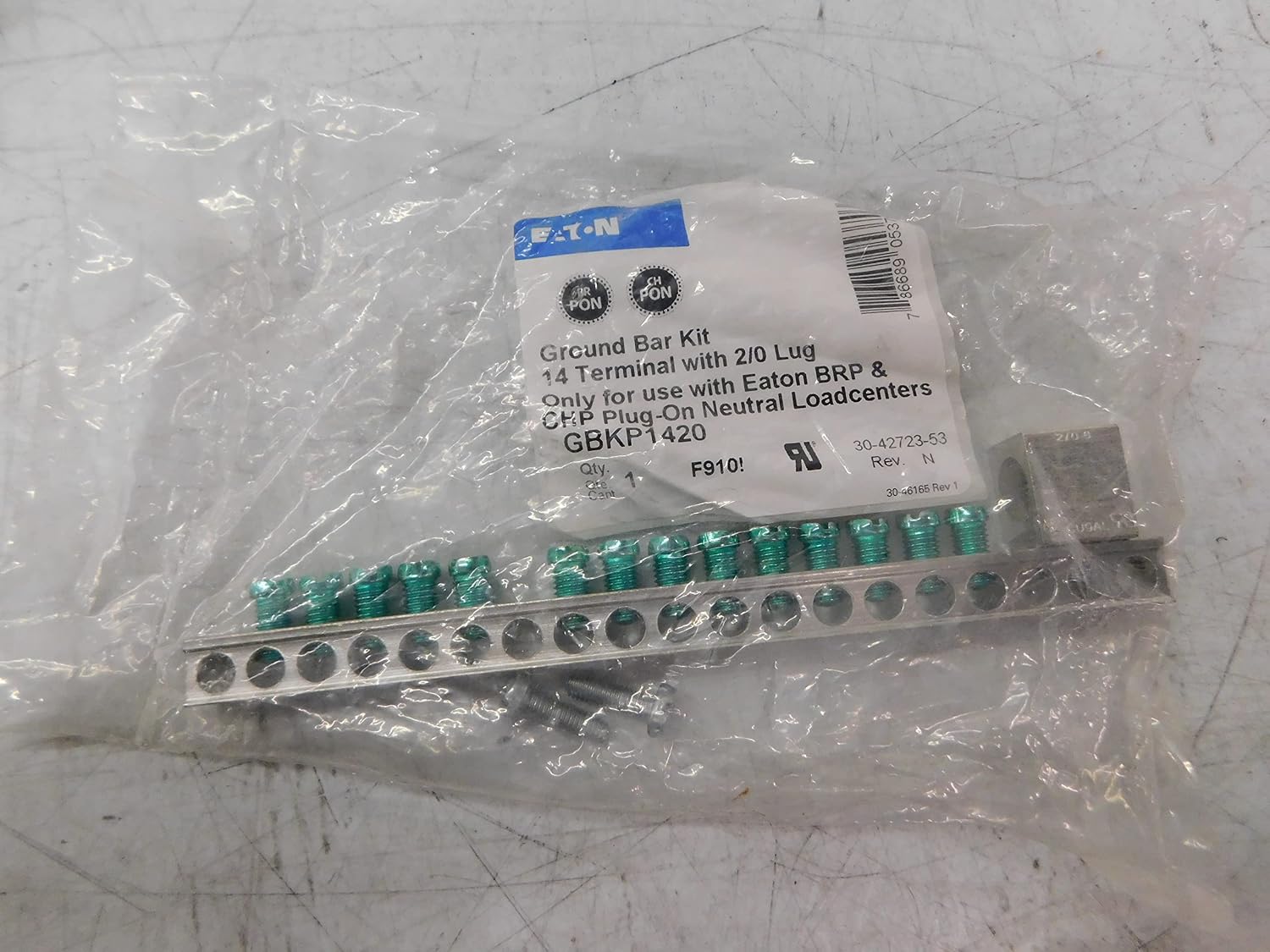 Eaton GBKP1420 Terminal Ground Bar Kit