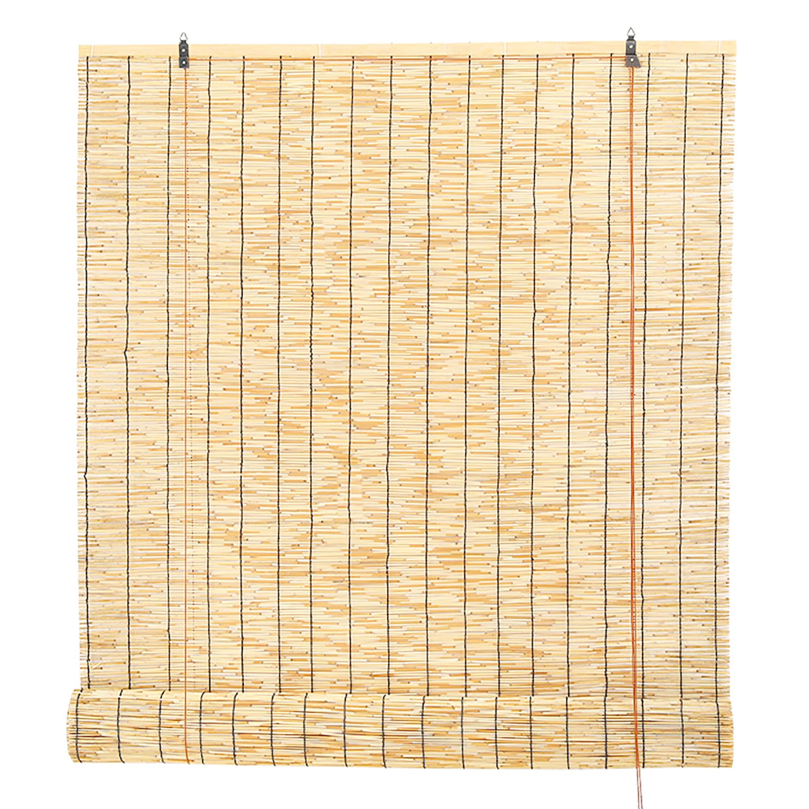 Rideau de Roseau Store en Bambou Exterieur Stores en Paille Naturelle Parasol Isolation Thermique,Jardin -Extérieur, Installation au Plafond ou au Mur,Personnalisable