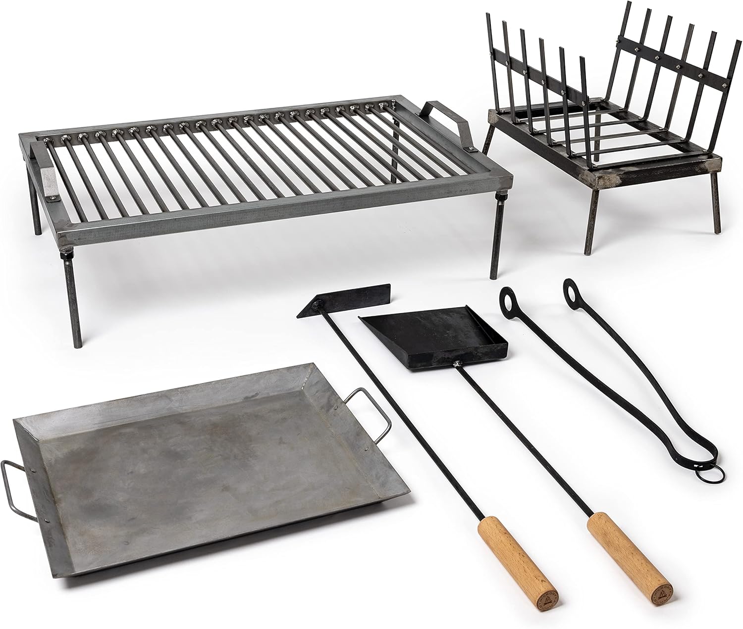 Argentine Grill - Argentinian Grills - Santa Maria Grill - Argentinian Parrilla Set with all Tools Included - BBQ Parrillas Asado