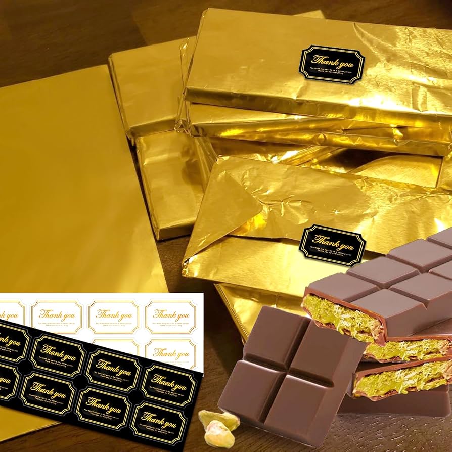 Amazon | Palksky 大型ドバイチョコレートバー ピスタチオ包装紙