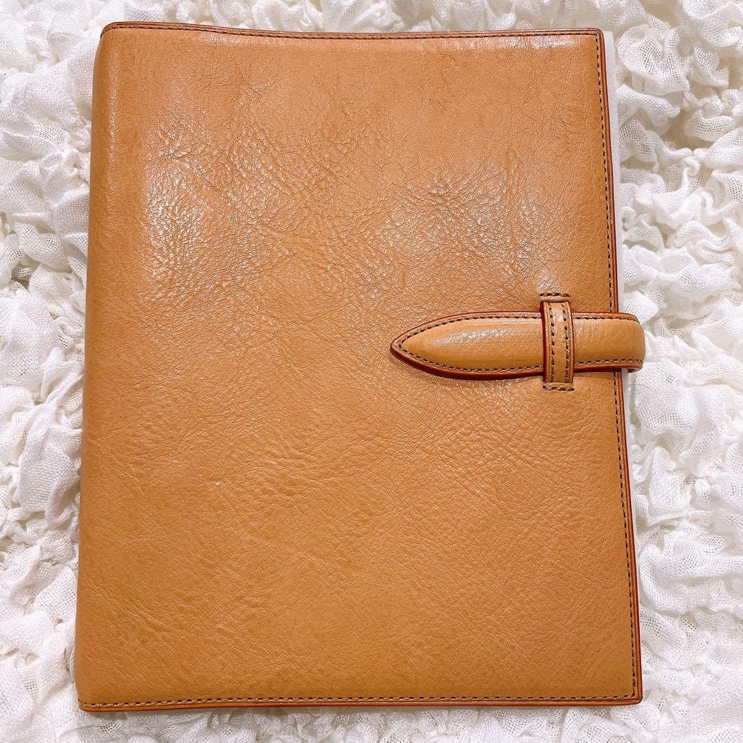 中古 Moterm (モータム) リュクス ポケットシステム手帳 本革 ミニ6