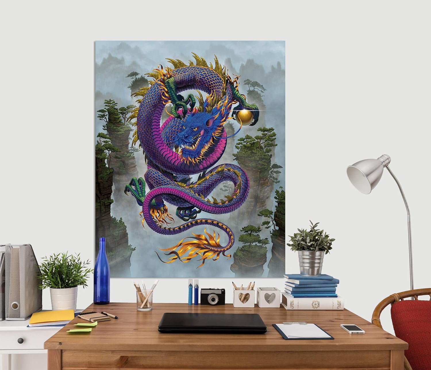 Exсluѕіvе Dіѕсоunt 50% Prісе 3D Dragon Defense 1140 Wall Stickers Vinyl Wall Murals Print Art | Self-Adhesive Large Wall Stickers, AJ US Vincent HIE Muzi (Vinyl (No Glue & Removable), 【19.7” x 11.8”】50x30cm(HxW))