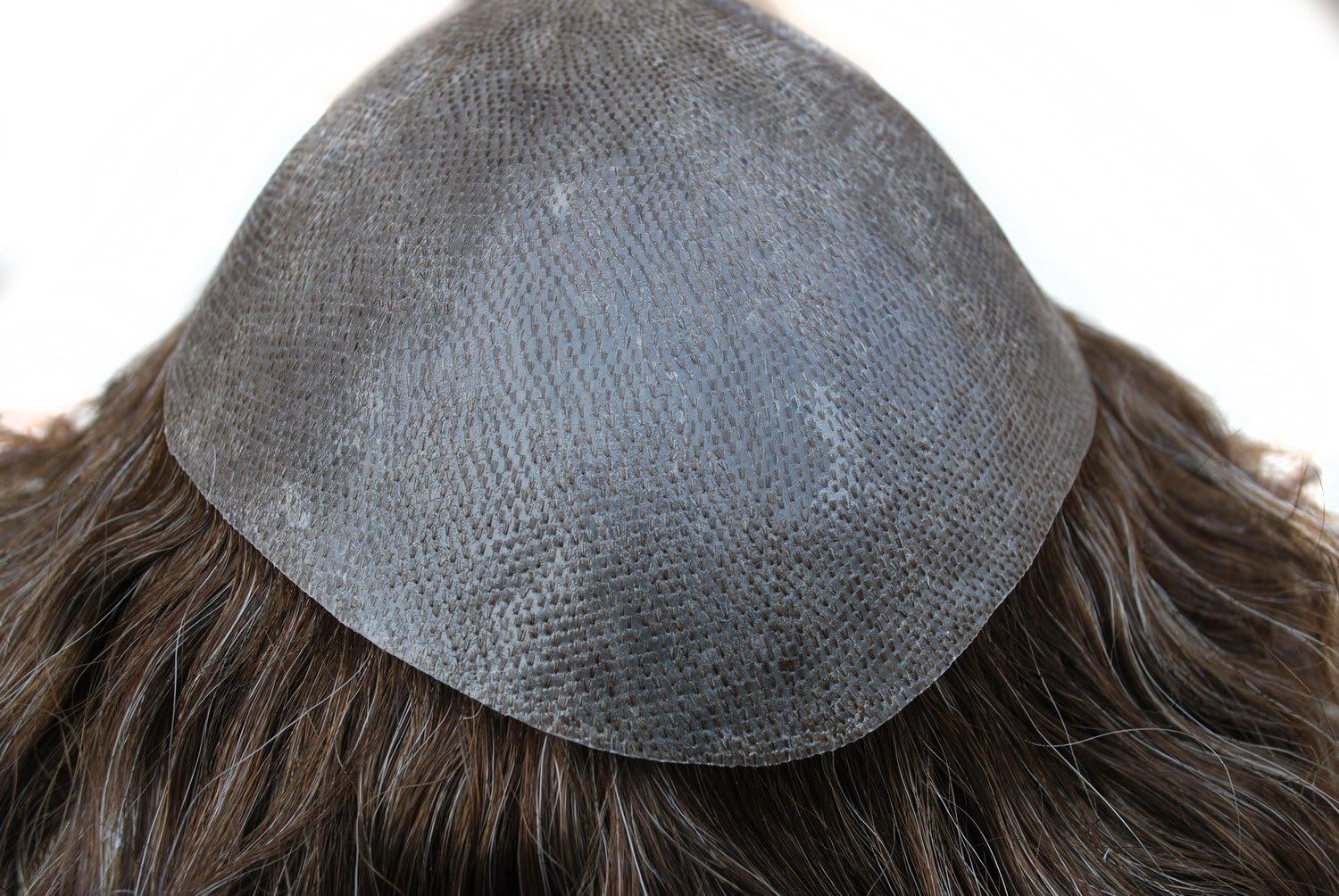 Suncolor Hair Custom Made All Skin Injected Mens Hairpiece Toupee for Men All Colors Available