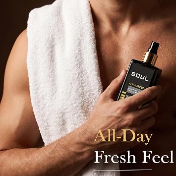 Perfume Body Spray for Men infused with Pheromones, Pheromone Cologne for Men - 4fl.oz Men`s Perfume - Citrus Woody Spicy Long Lasting Scent - Pheromone Fragrance Mist for Men