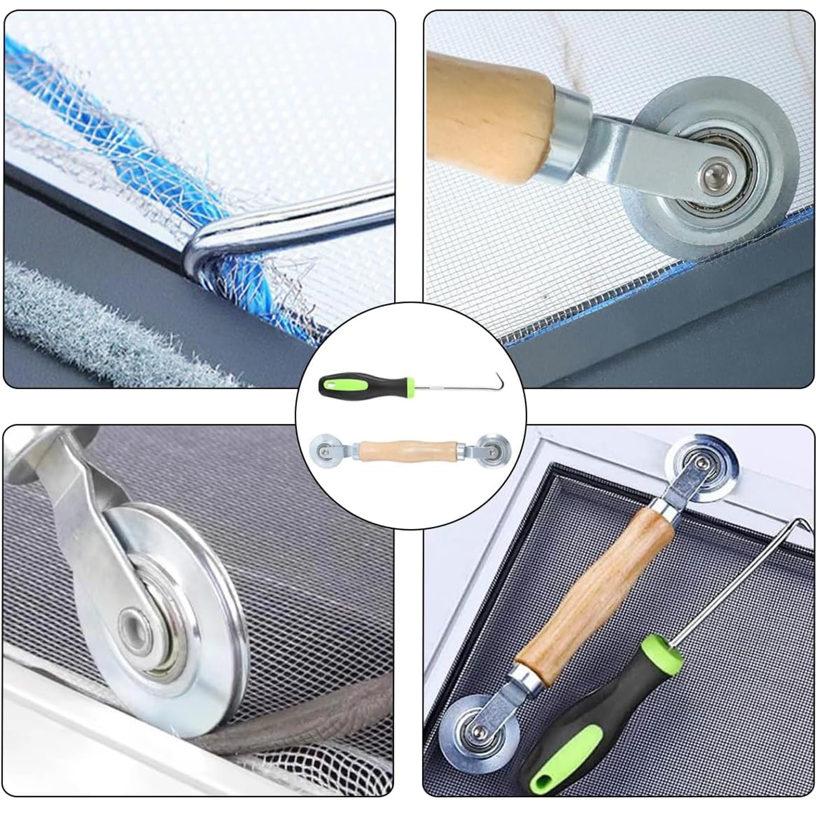 Kit De Réparation Pour Moustiquaire - 60 Patchs Adhésifs En Fibre De Verre (3 Tailles)