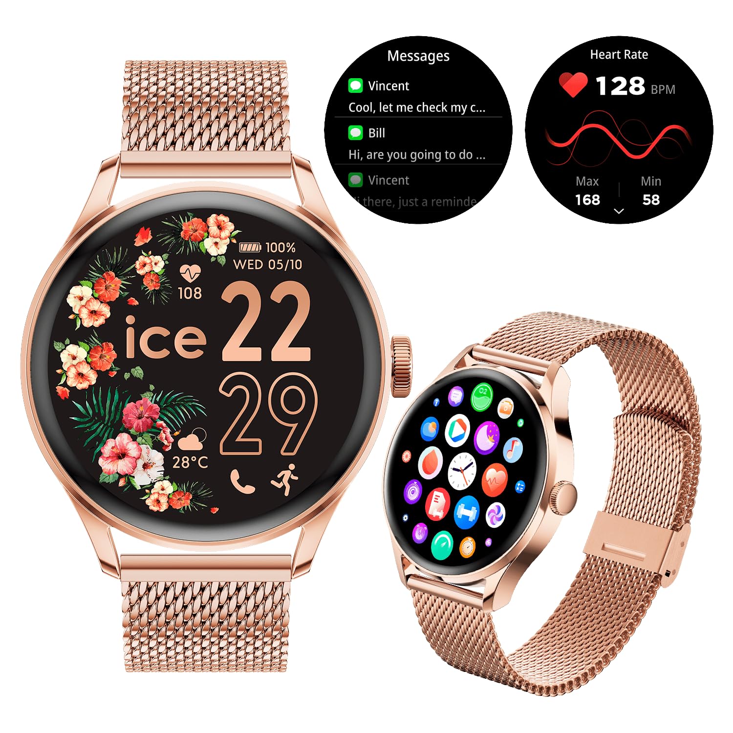 Ice-Watch - Ice smart 2.0 - Runde verbundene Uhr (1,20 inches)