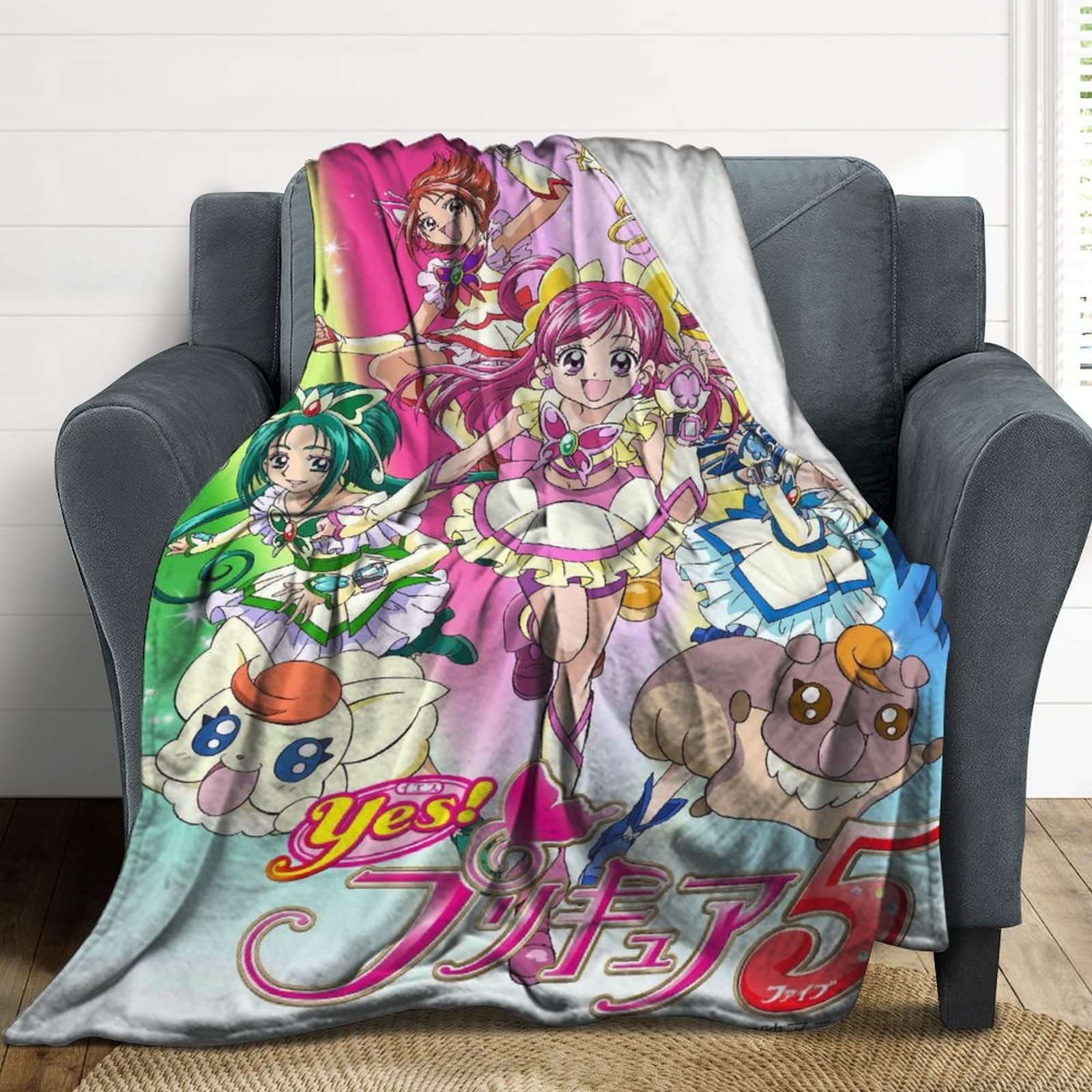 Amazon｜ふたりはプリキュアおしゃれで洗える超柔らかい布団毛布