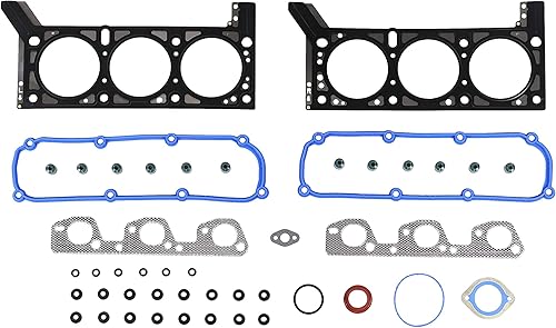 DNJ HGS1168 MLS Juego de culata para 2007-2011 / Jeep/Wrangler / 3.8L / OHV / V6 / 12V / 231cid