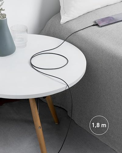 Anker USB C Charger Cable (6ft 100W), USB 2.0 Type c Charger Fast Charging for iPhone 16/15 / 15Pro / 15Plus / 15ProMax MacBook Pro 2020, iPad Pro 2020, iPad Air 4, Samsung Galaxy S23+/S23 Ultra - 7