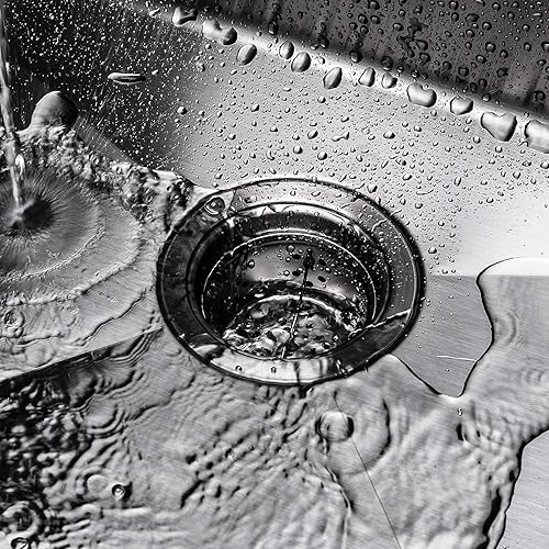 Miniatura 8 de Bonnlo Fregadero de cocina de 25 pulgadas de montaje superior, fregadero de cocina de estilo granja con protector de fregadero de calibre 18,