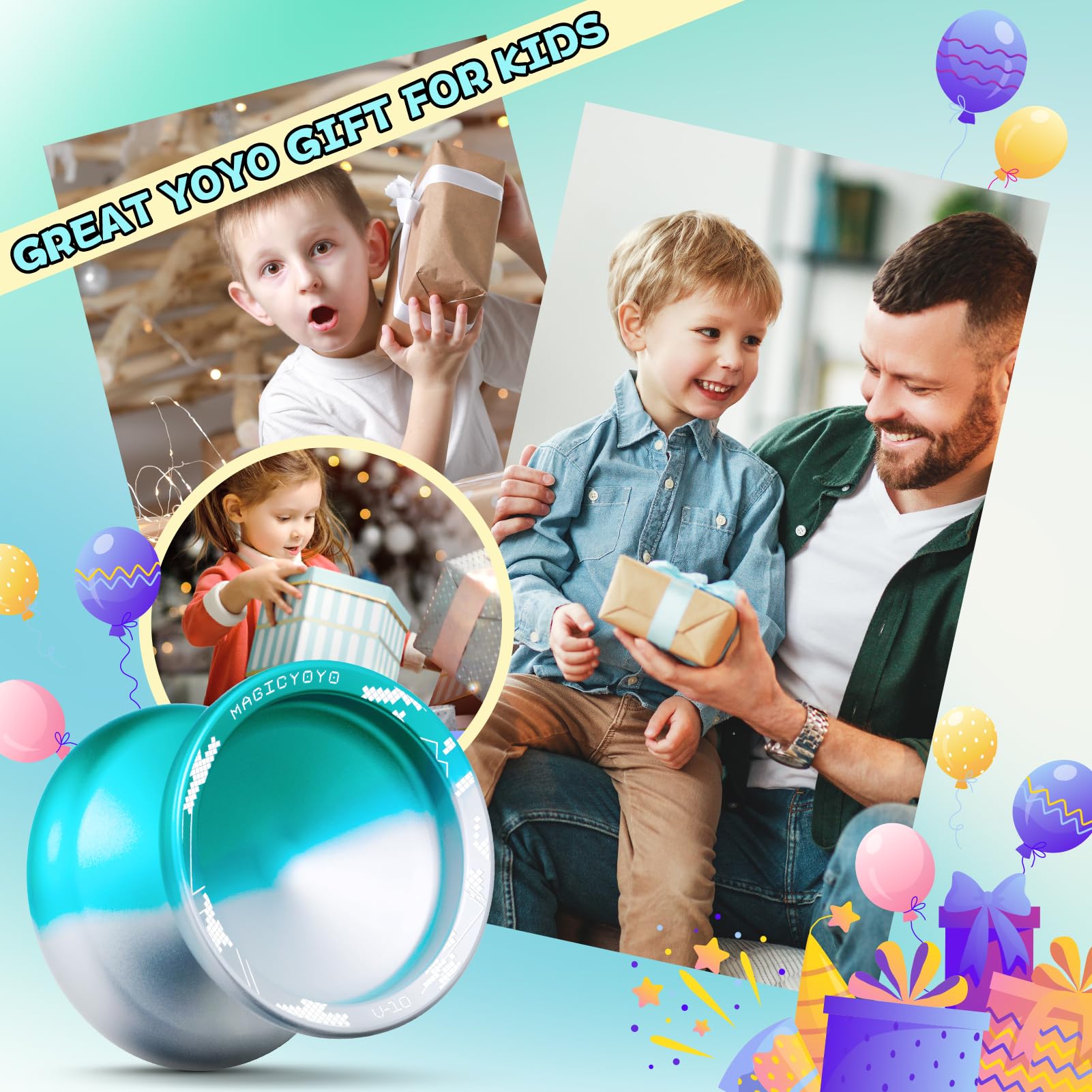 YOSTAR Yoyo Profi V10, Responsive JoJo con cuscinetto a sfera, in