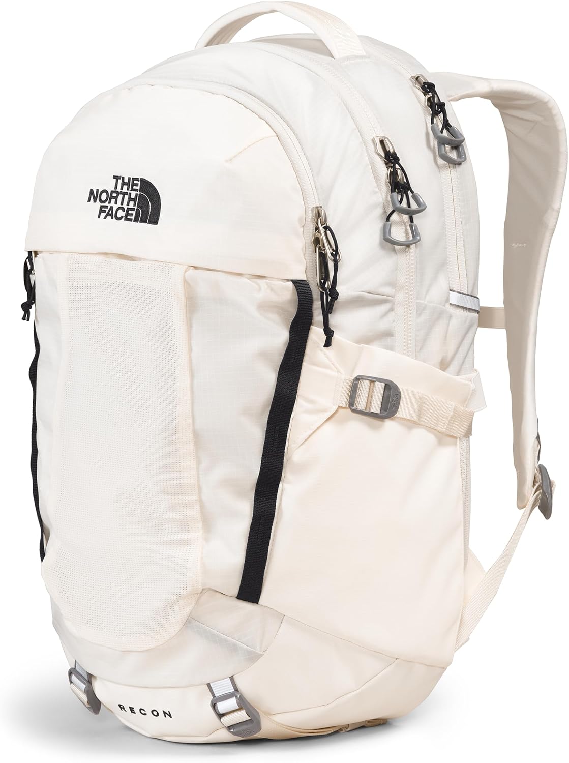 The North Face Women's Recon Everyday Laptop Backpack - Commuter Travel Bag, 16" Laptop Sleeve, Water-Repellent, Gardenia White/TNF Black-NPF, One Size - Image 2