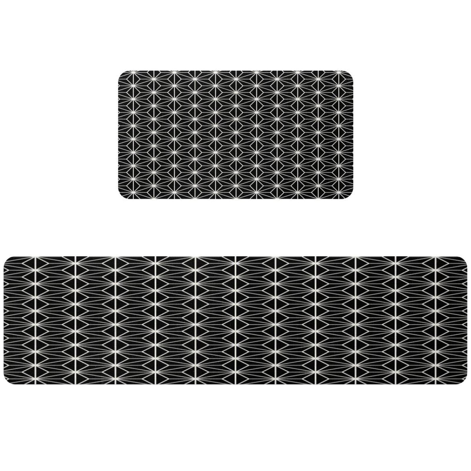 Alfombra de cocina absorbente para evitar resbalones juego de 2 alfombrillas lavables