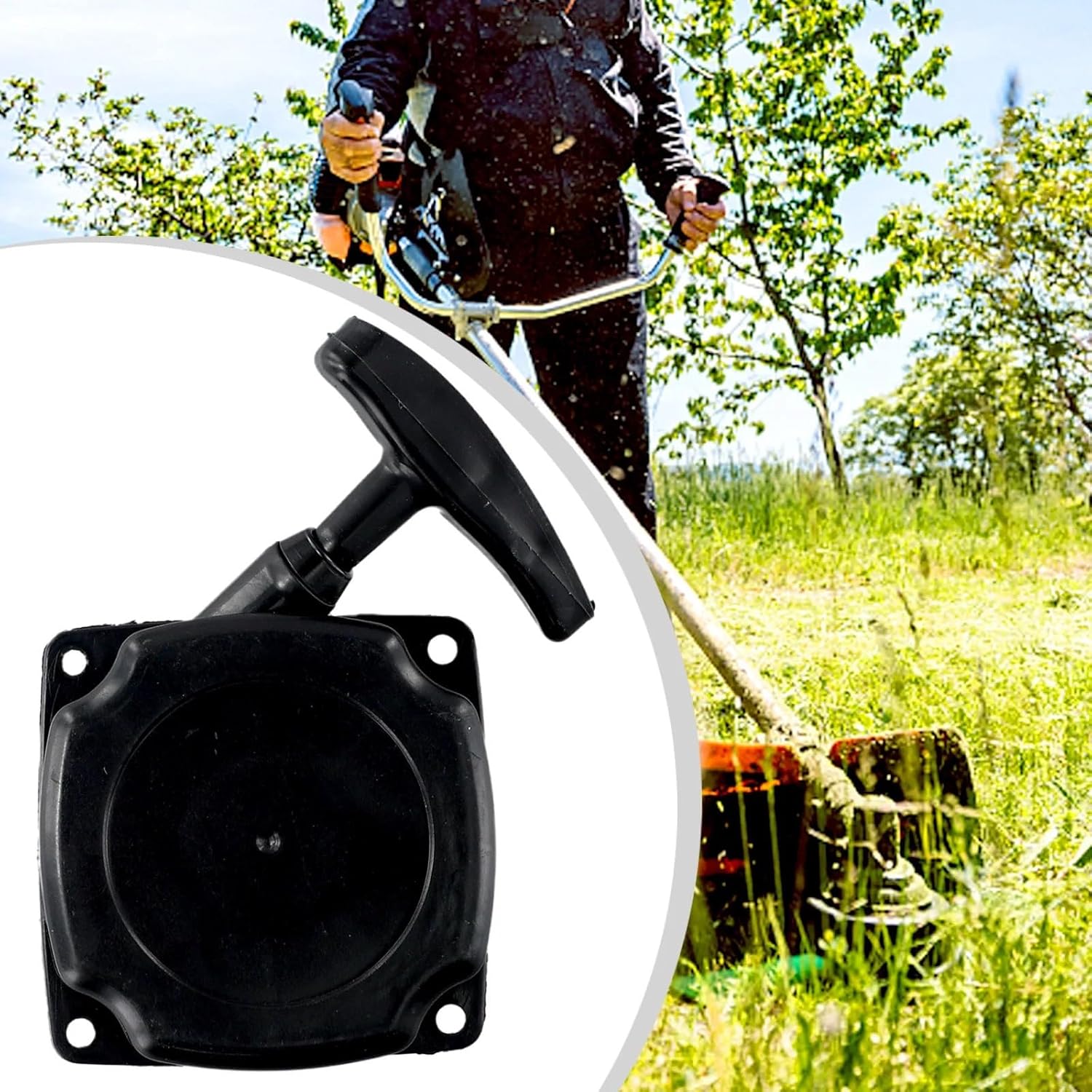 Recoil Pull Starter Start Kit Fit for 49CC 52CC Brushcutter Pruner Part Garden Power Tool Accessories