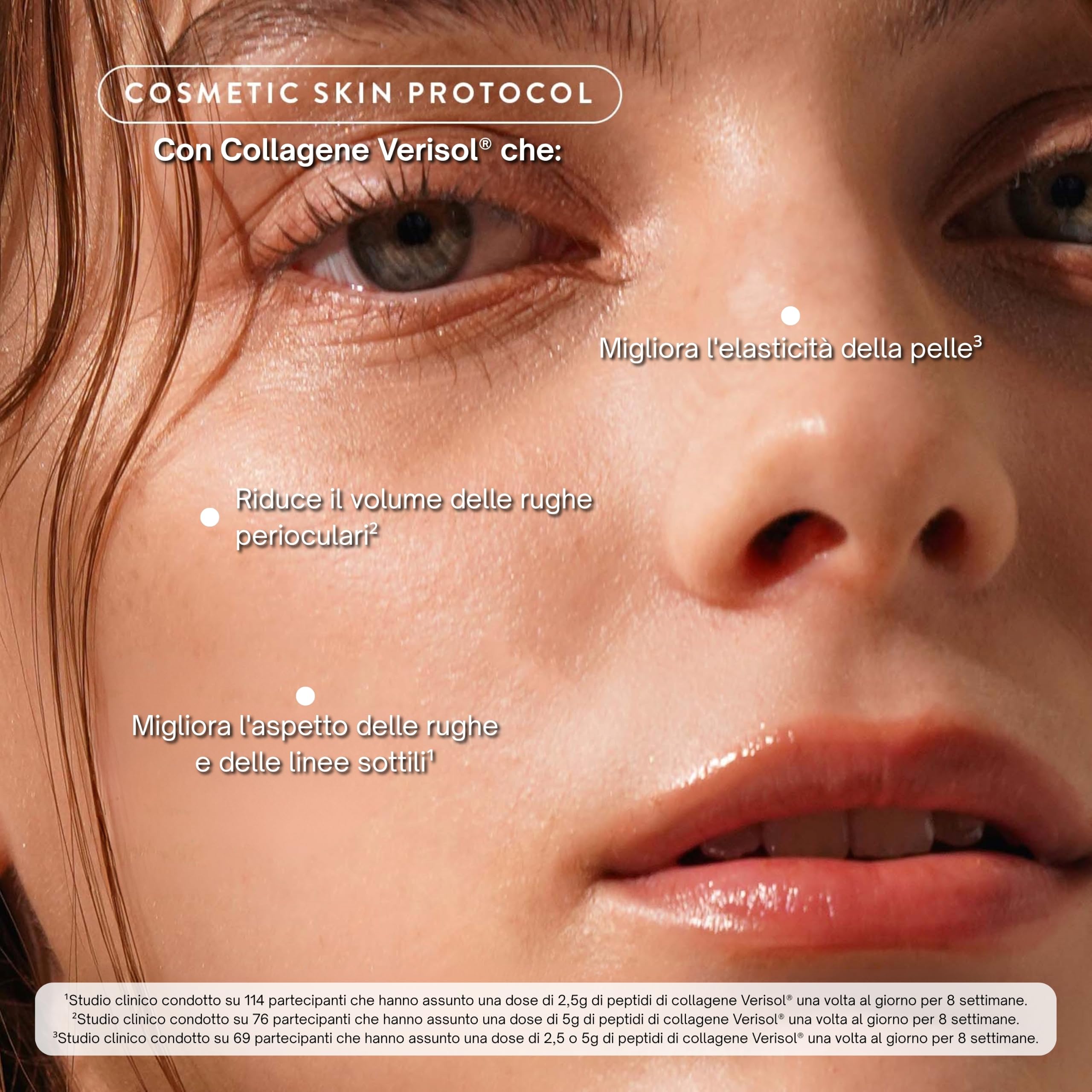 Swisse Professional Cosmetic Skin Protocol - Integratore Pelle con Collagene Verisol®, Vitamina A e ProBeauty Complex™, Gusto Arancia, 30 Buste