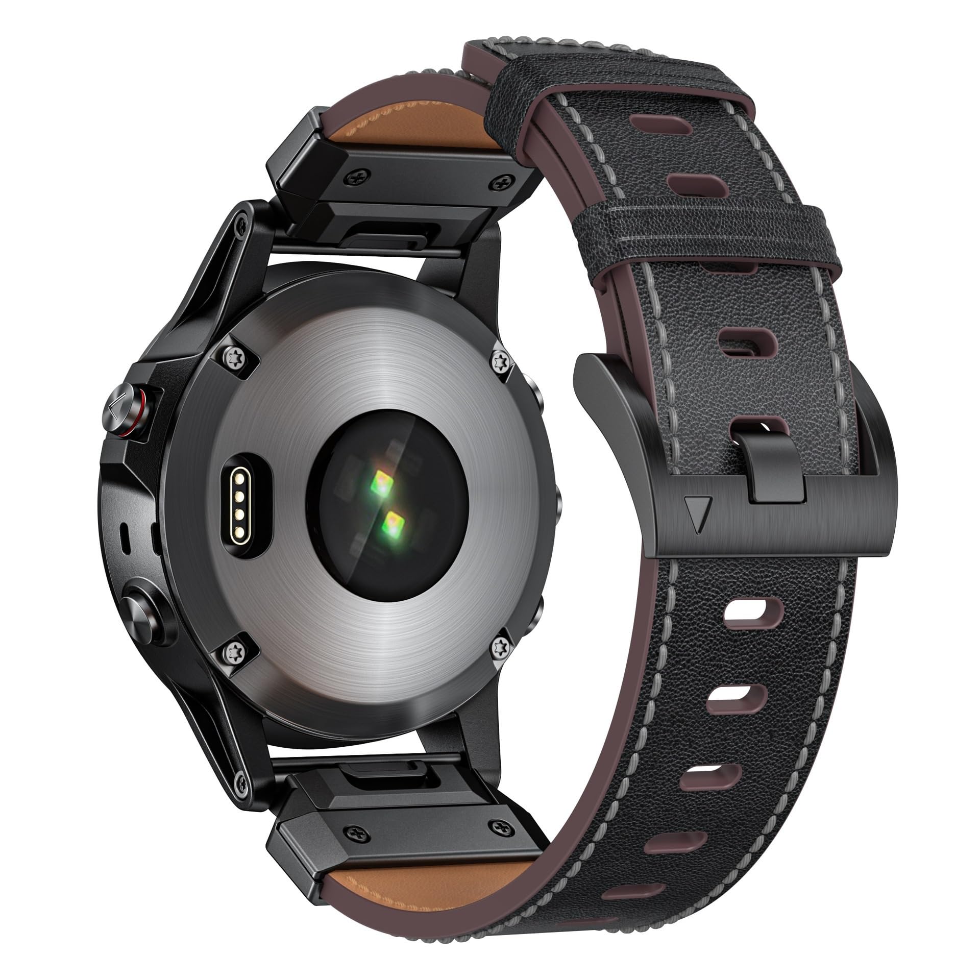 22 26MM skórzany pasek do zegarka paski do Garmin Fenix ​​7X7 6X6 Pro 5X5 Epix Gen 2 inteligentny zegarek opaski na rękę bransoletka