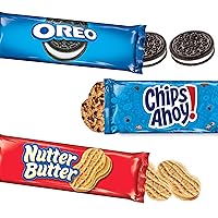 Vista 6 de Nabisco Paquete Variado de Galletas, OREO, Nutter Butter, CHIPS AHOY!, 40 Paquetes de Bocadillos (4 Galletas por Paquete, 4 Cajas)