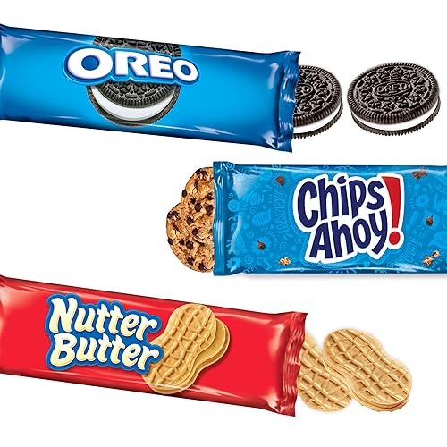Miniatura 6 de Nabisco - Paquete variado de galletas, OREO, mantequilla de nuez, CHIPS AHOY!, 40 paquetes de bocadillos (4 galletas por paquete, 4 cajas)