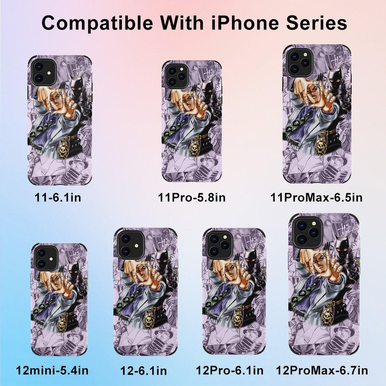 Amazon.co.jp: 【iPhone 12 用 ケース】 ジョジョの奇妙な冒険 吉良吉