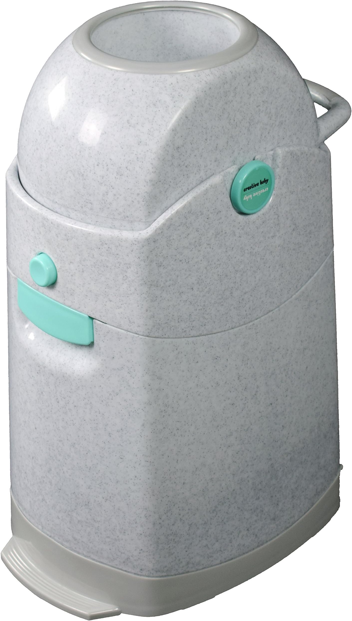 Creative Baby Tidy Diaper Pail, Marble, Marble/Blue/Gray, One Size