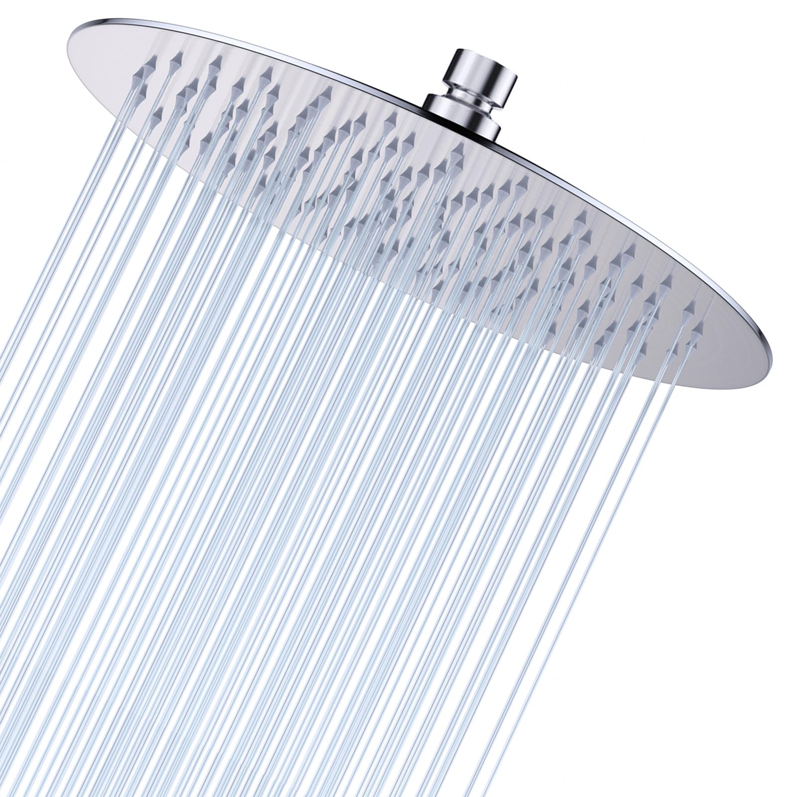 12 Zoll Regendusche Duschkopf Rund Ø 30 cm Edelstahl Duschkopf als Deckenbrause, Ultra-Flacher Regenduschkopf aus rostfreiem Stahl, Decken- und Wandmontage (30 CM)