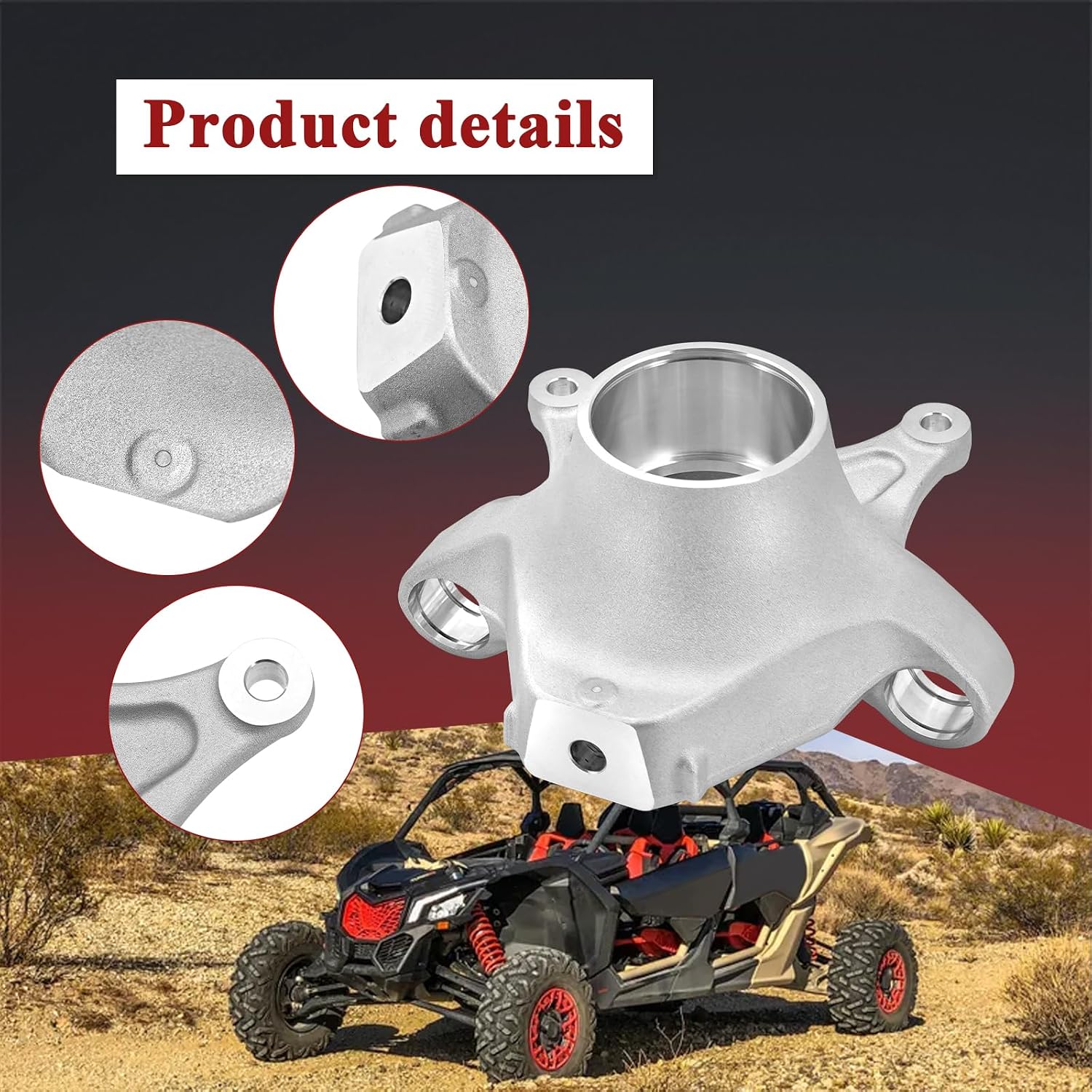 706001961 Rear Right Passenger Side Knuckle Spindle Replacement for Can Am Maverick X3 Max Turbo R RR 2017 2018 2019 2020