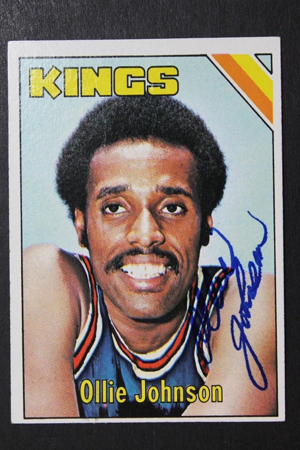 Ollie Johnson Kansas City Kings Autograph 1975 Topps #51 Signed Basketball Card