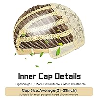 Vista 8 de XIUFAXIRUSI XIUFAXIRUSI - Pelucas cortas rubias con corte Bob para mujeres blancas, con flequillo lindo, peluca sintética de longitud hasta