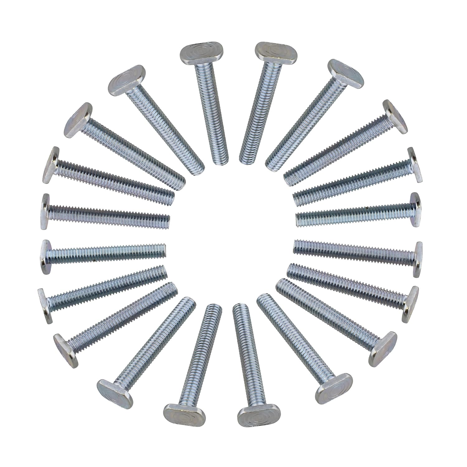 DCT Tee Bolt Set – 20 Pack 2-1/4in T Bolts for Woodworking, T Track Bolts Jig Bolts, 5/16in 18 Thread T Bolt