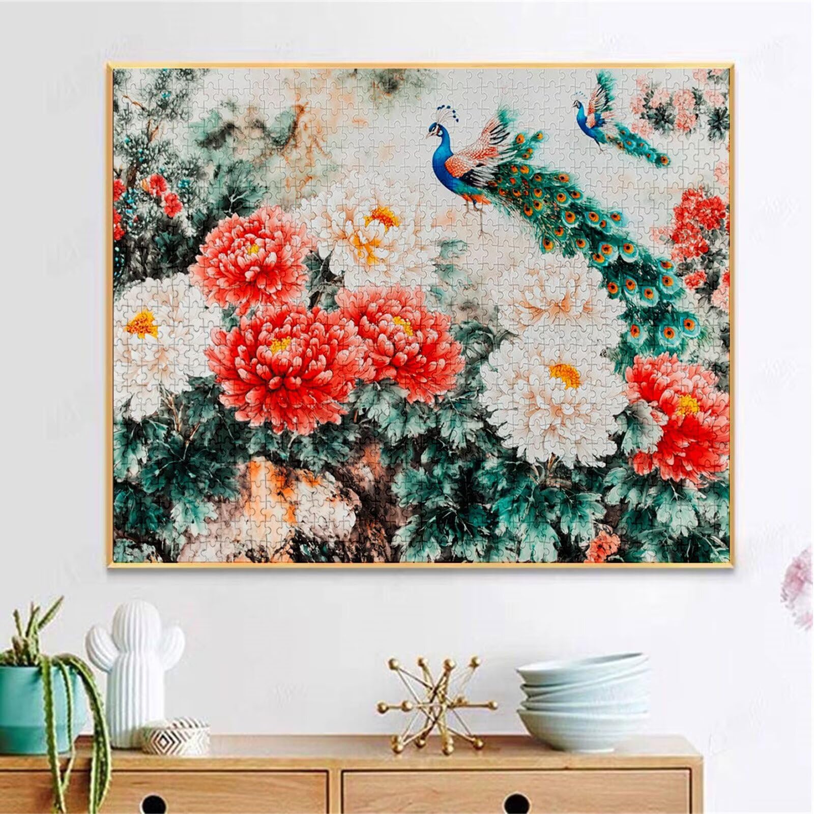 Puzzle 5000 Pezzi, 3 4 5 Anni Puzzle Fiore 6 7 8 Anni Giochi Educativi Sostenibili Con Motivi Per Adulti Da Gioco in Legno Di Alta Qualità Jigsaw Fiore per Gioco Familiare, 2026 Regalo Natale H-5381