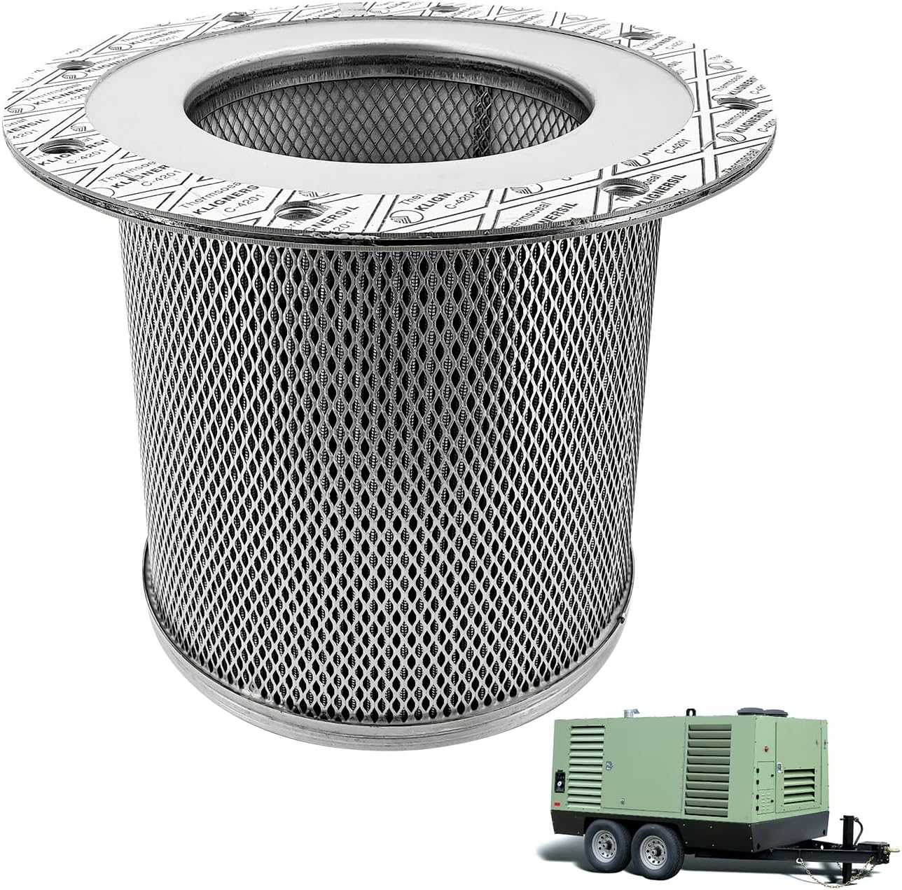 02250100-755 Air-Oil Separator Compatible with Sullair Air Compressor Replaces# 02250100755