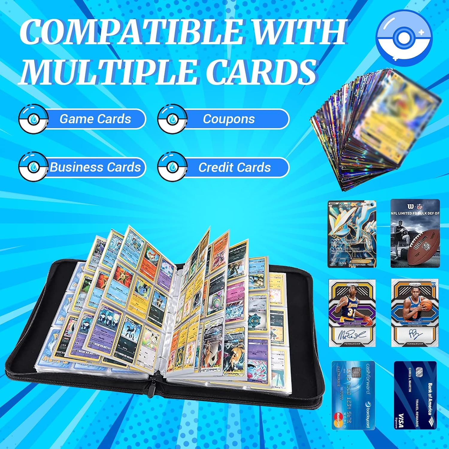 Álbum De Tarjetas Coleccionables Para 360 Cartas Vault X Premium EXo Tec %c3%a1lbum De Tarjetas Coleccionables De 9 Bolsillos Álbum De Tarjetas Coleccionables Para 360 Cartas Vault X Premium EXo Tec %c3%a1lbum De Tarjetas Coleccionables De 9 Bolsillos