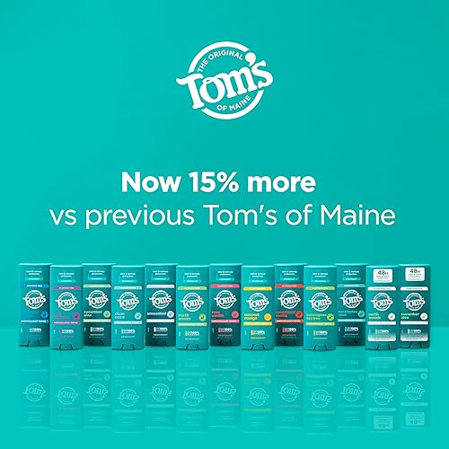 Miniatura 11 de Tom's of Maine Clean Coast - Desodorante natural para hombres y mujeres, sin aluminio, 3.25 onzas (paquete de 2)