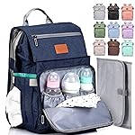 PILLANI Baby Diaper Bag Backpack - Large Bag for Boys & Girls, Waterproof Diaper Backpack - Travel Diaper Bags w/Changing Pad, Baby Registry Search & Shower Gifts - Essentials Must Haves Newborn Stuff