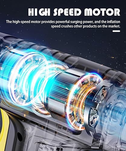 Miniatura 3 de Inflador de neumáticos, compresor de aire portátil, bomba de aire para neumáticos de automóvil, accesorios de automóvil, bomba de aire de mano de 12